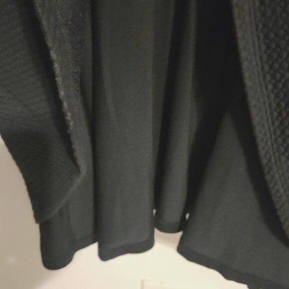 Anthropologie Maeve | Women's Black Nova Knit Fit & Flare Dress (Size Large) - Picture 10 of 15